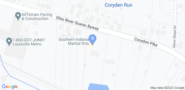 Map to Southern Indiana Martial Arts